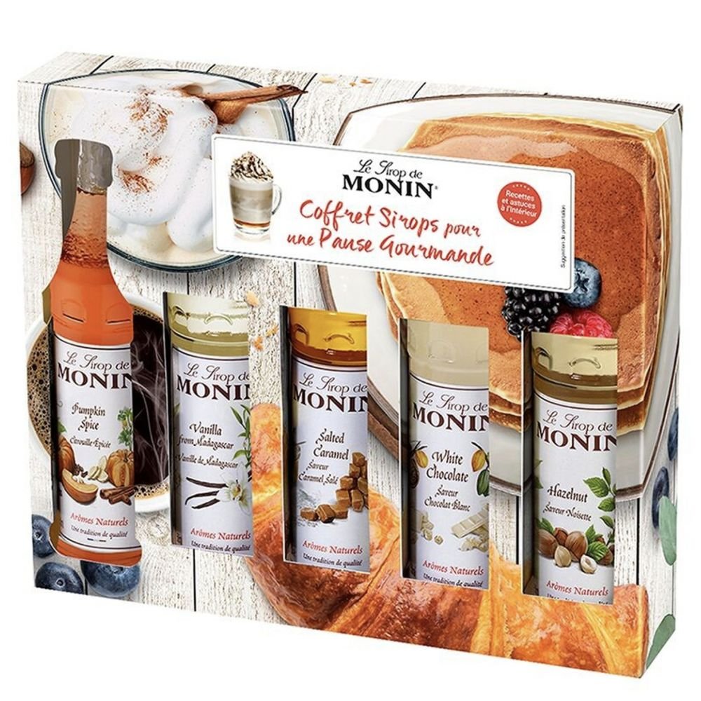 COFFRET DE SIROPS POUR UNE PAUSE GOURMANDE