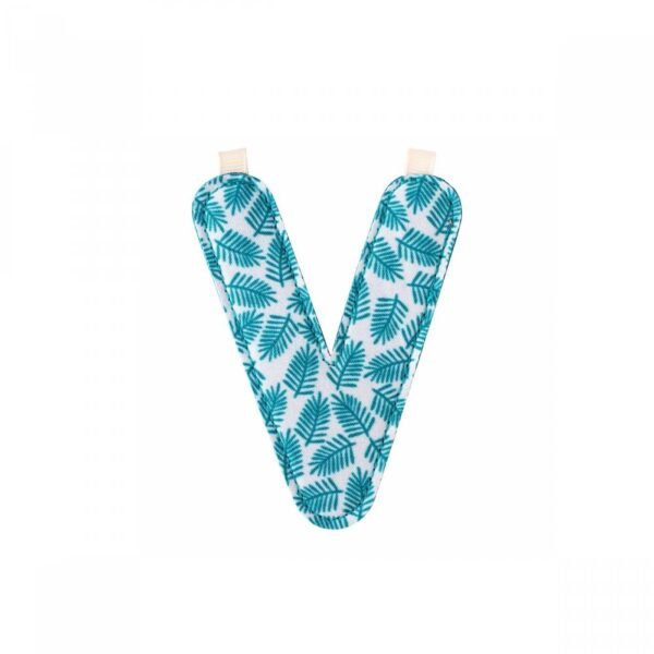 LETTRE ALPHABET - V FEUILLAGE