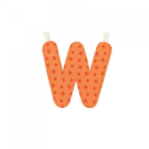 LETTRE ALPHABET - W ORANGE