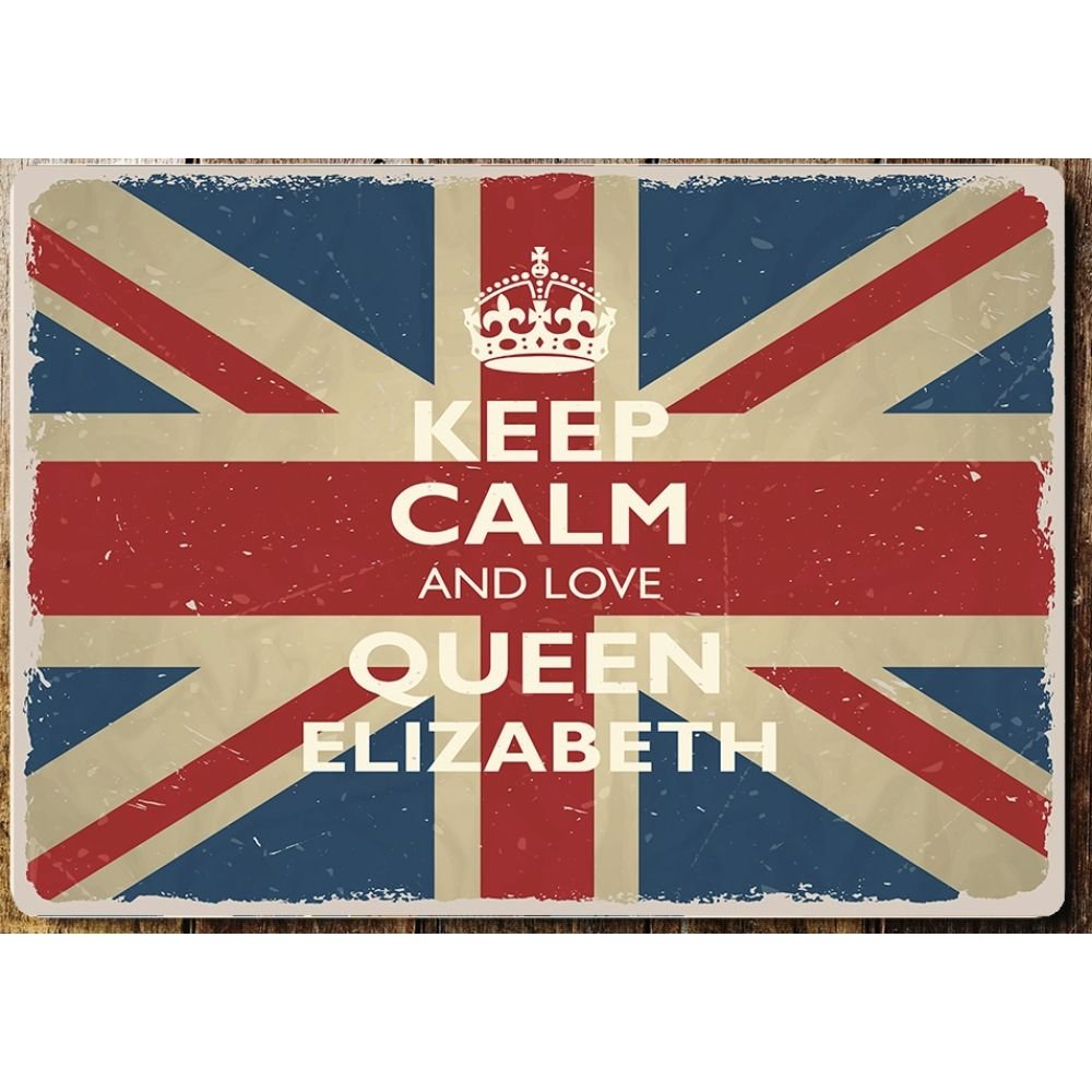PLAQUE METALLIQUE - KEEP CALM