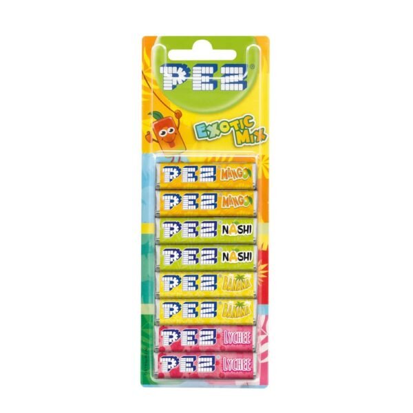 PEZ - 8 recharges saveur exotique