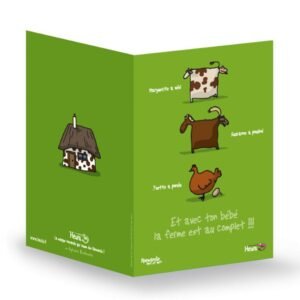 CARTE A SOUHAIT - NAISSANCE ANIMAUX