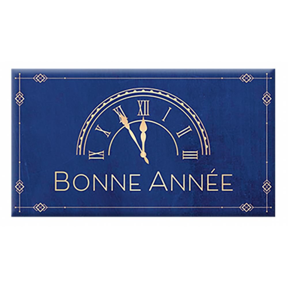 TABLETTE CHOCOLAT NOIR BIO - BONNE ANNÉE