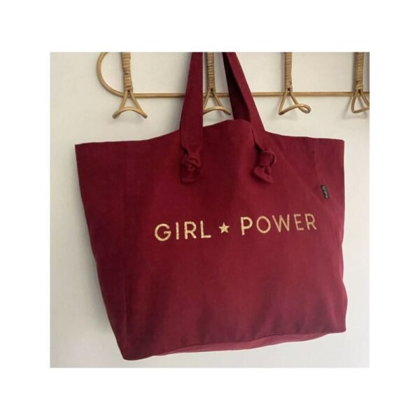 CABAS LILY BORDEAUX GIRL POWER
