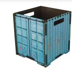 CORBEILLE A PAPIER - TURQUOISE - CONTAINER
