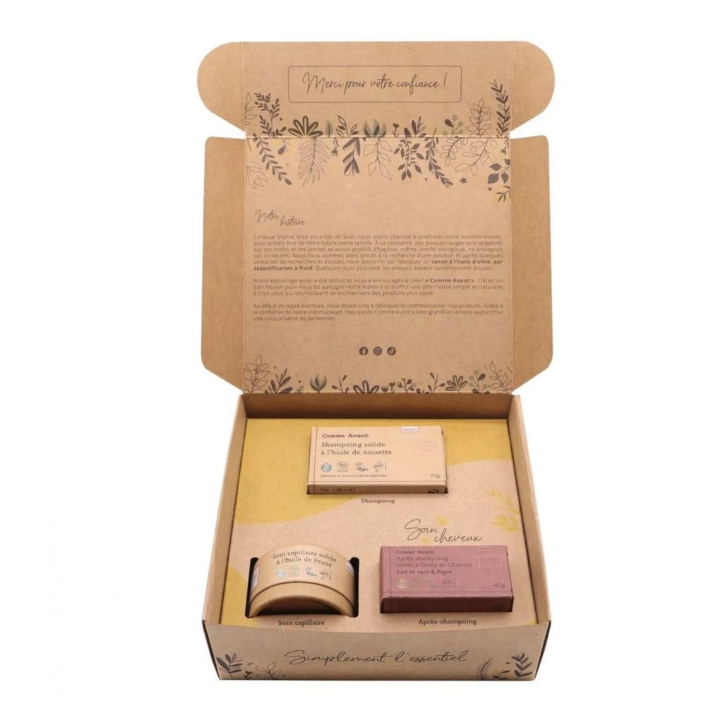 COFFRET ROUTINE CHEVEUX ZÉRO DÉCHET