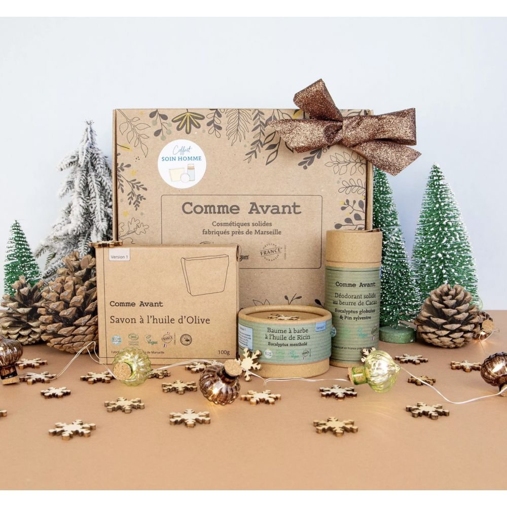 COFFRET SOIN HOMME ZÉRO DÉCHET