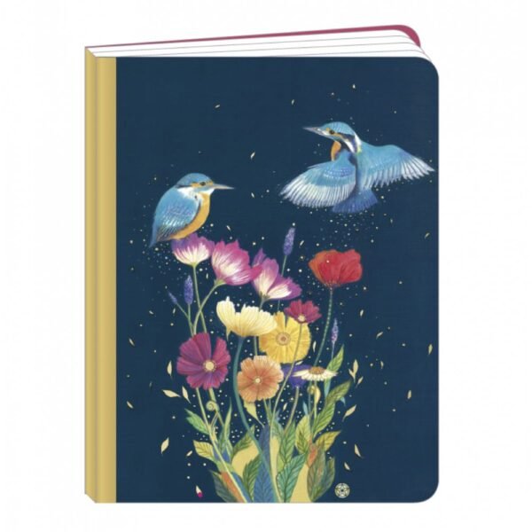 CAHIER 17X22CM OISEAUX BOUQUET FLEURS