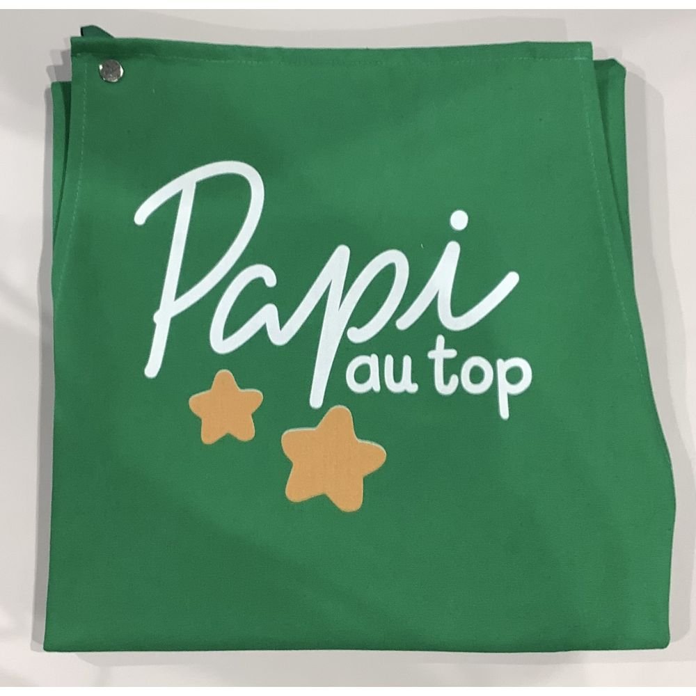 TABLIER- PAPI AU TOP-VERT FORÊT