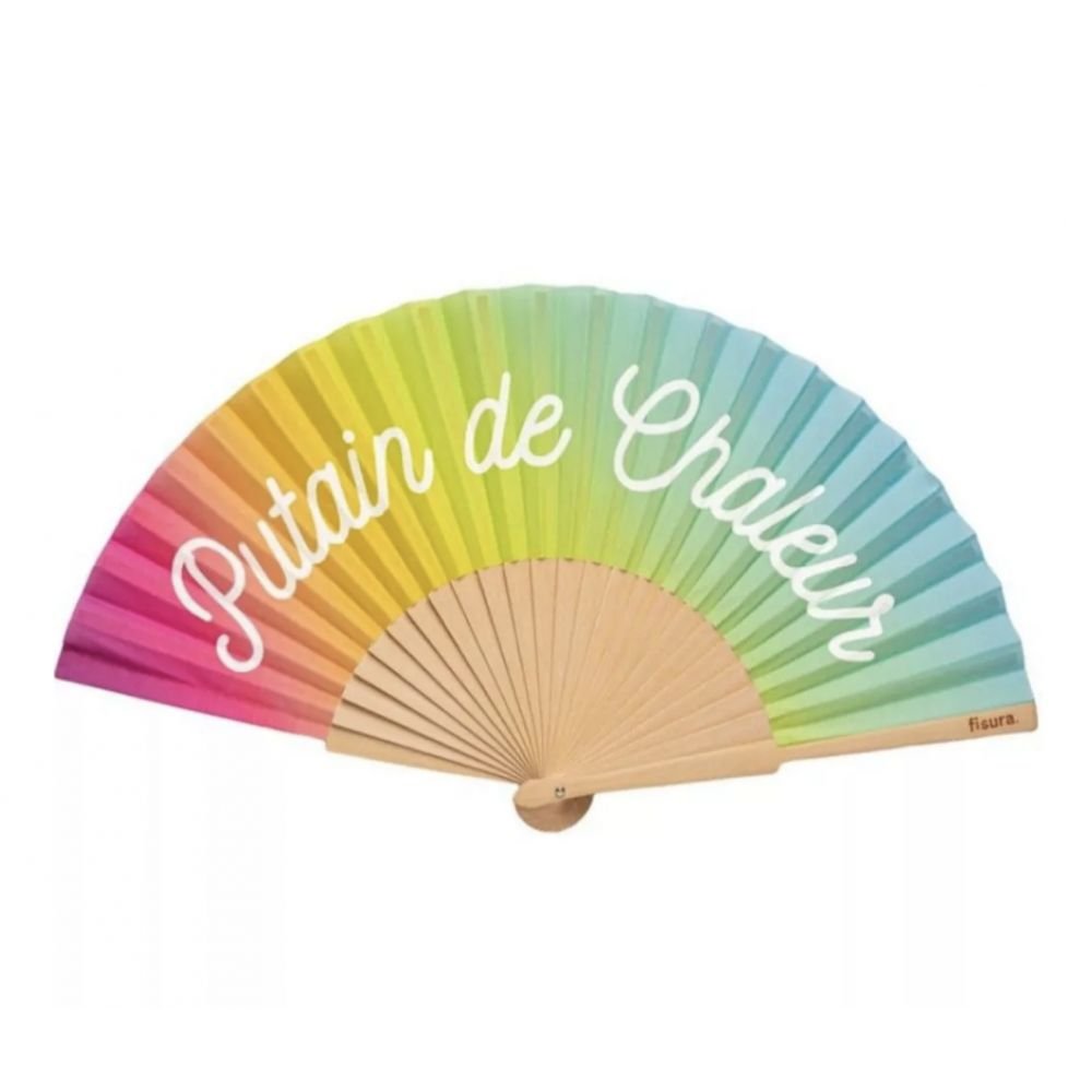 EVENTAIL PUTAIN DE CHALEUR RAINBOW