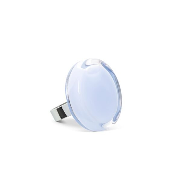 LS - BAGUE CACHOU MEDIUM MILK PASTEL - BLUE