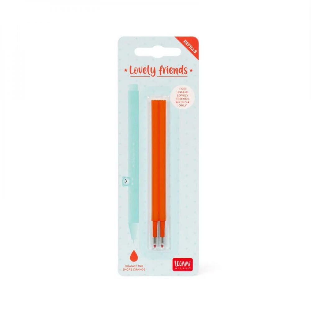2 RECHARGES STYLO ORANGE - LOVELY FRIENDS – Image 2