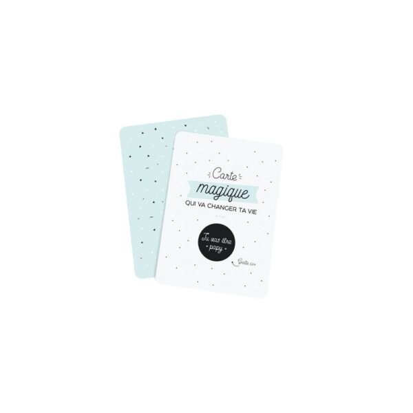 CARTE A GRATTER : ETRE PAPY