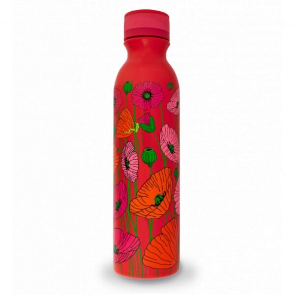 BOUTEILLE ISOTHERME 75CL - COQUELICOTS - KEEP COOL BOTTLE