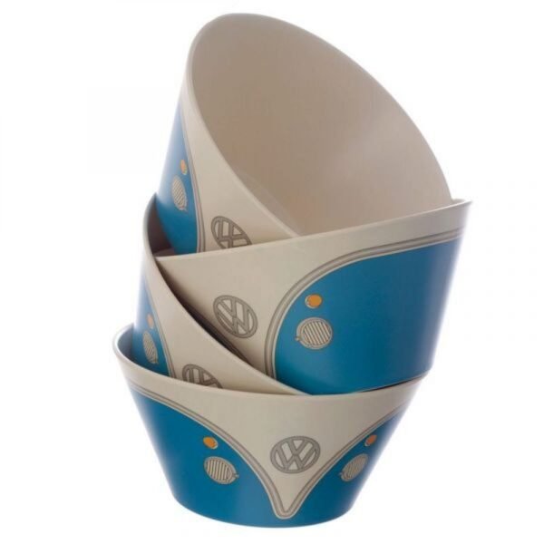 4 BOLS BAMBOU COMBI - BLEU