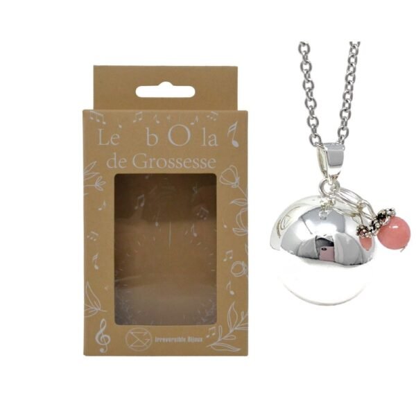 BOLA DE GROSSESSE PERLE LISSE - QUARTZ ROSE – Image 2