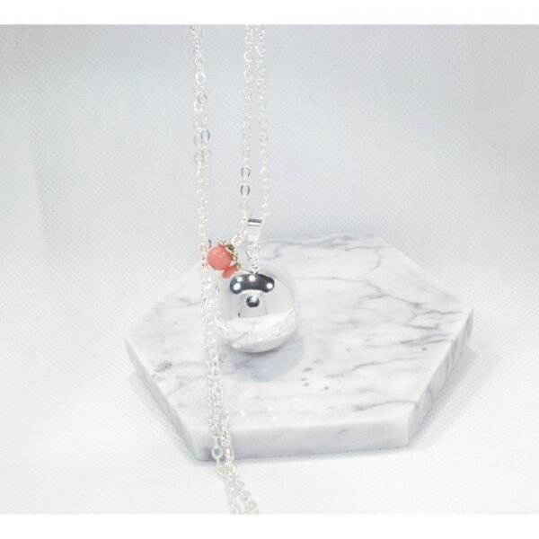 BOLA DE GROSSESSE PERLE LISSE - QUARTZ ROSE – Image 3