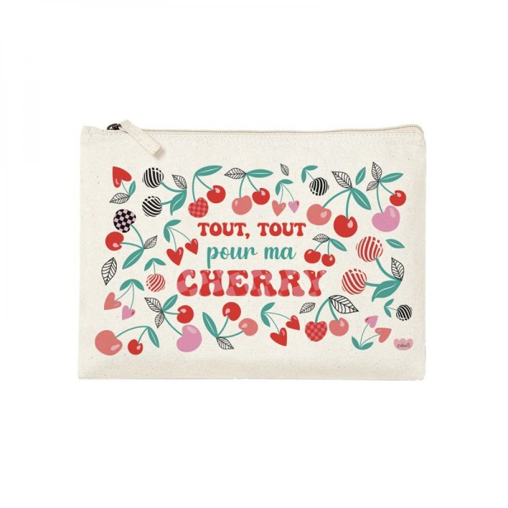 TROUSSE RECTANGULAIRE - COEUR DE ROCKEUR (CHERRY)