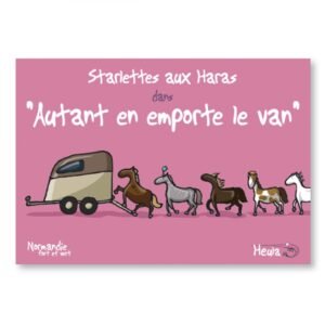 CARTE POSTALE - STARLETTES AU HARAS