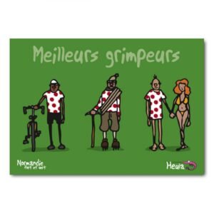 CARTE POSTALE - GRIMPEURS