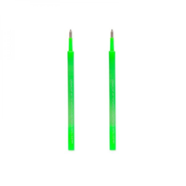 2 RECHARGES VERT FLUO STYLO LOVELY FRIENDS