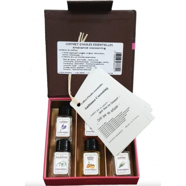 COFFRET HUILES ESSENTIELLES AMBIANCE COCOONING