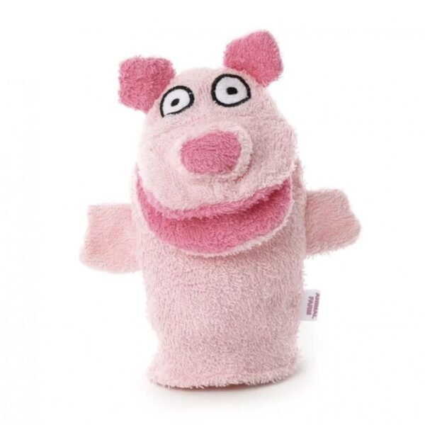 GANT DE TOILETTE COCHON 100% COTON