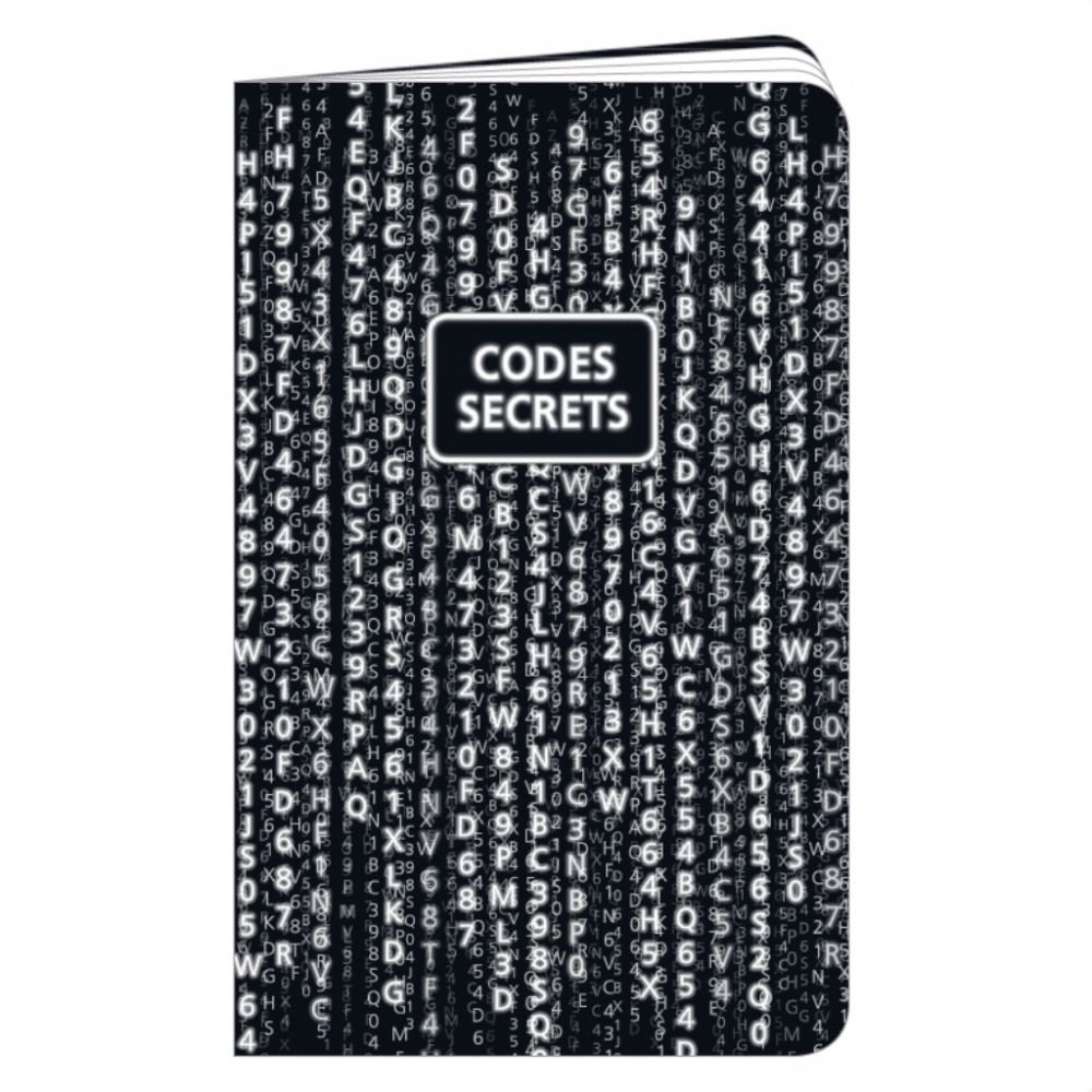 CARNET 11X18 CODES SECRETS CHIFFRES ET LETTRES