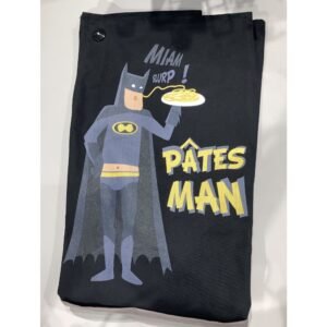 TABLIER- PÂTES MAN-NOIR