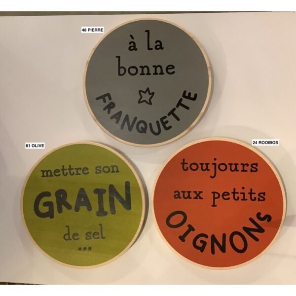 DESSOUS DE PLAT HÊTRE ROND - CUISINE – Image 2