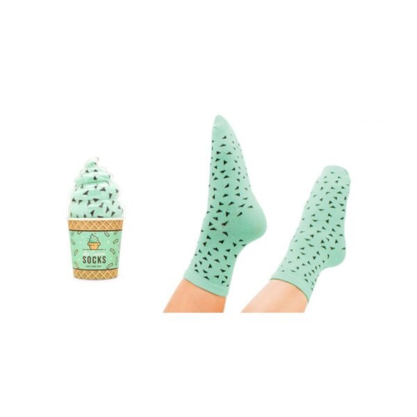 CHAUSSETTE POT CREME GLACE (TAILLE UNIQUE)