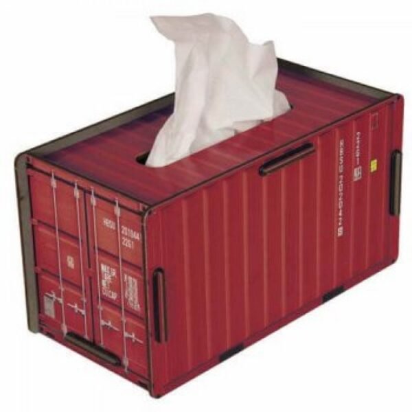 BOITE A MOUCHOIRS - ROUGE - CONTAINER