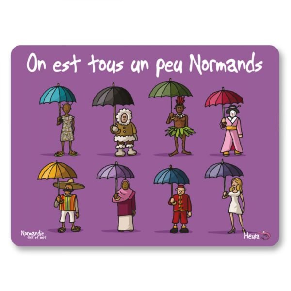 SET DE TABLE - TOUS UN PEU NORMANDS