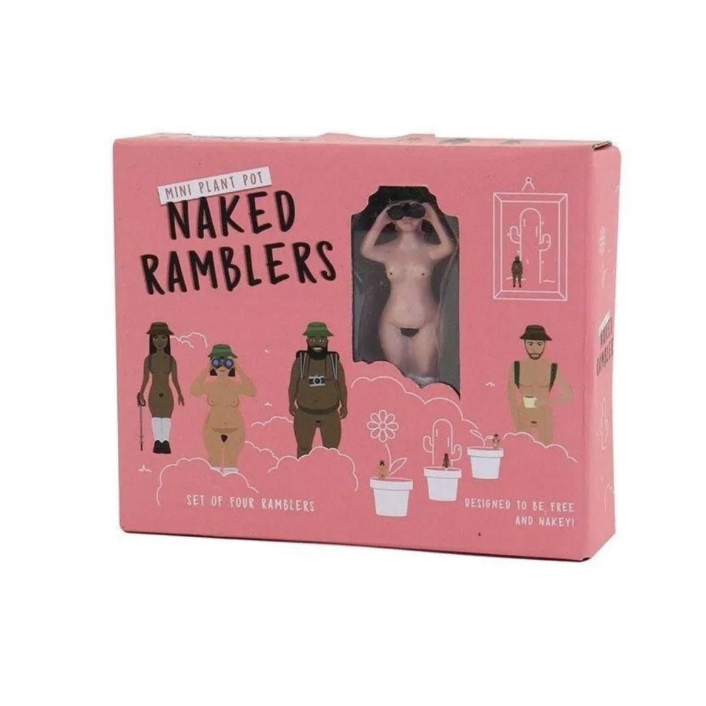 FIGURINES MARCHEURS NUS POUR PLANTES EN POT