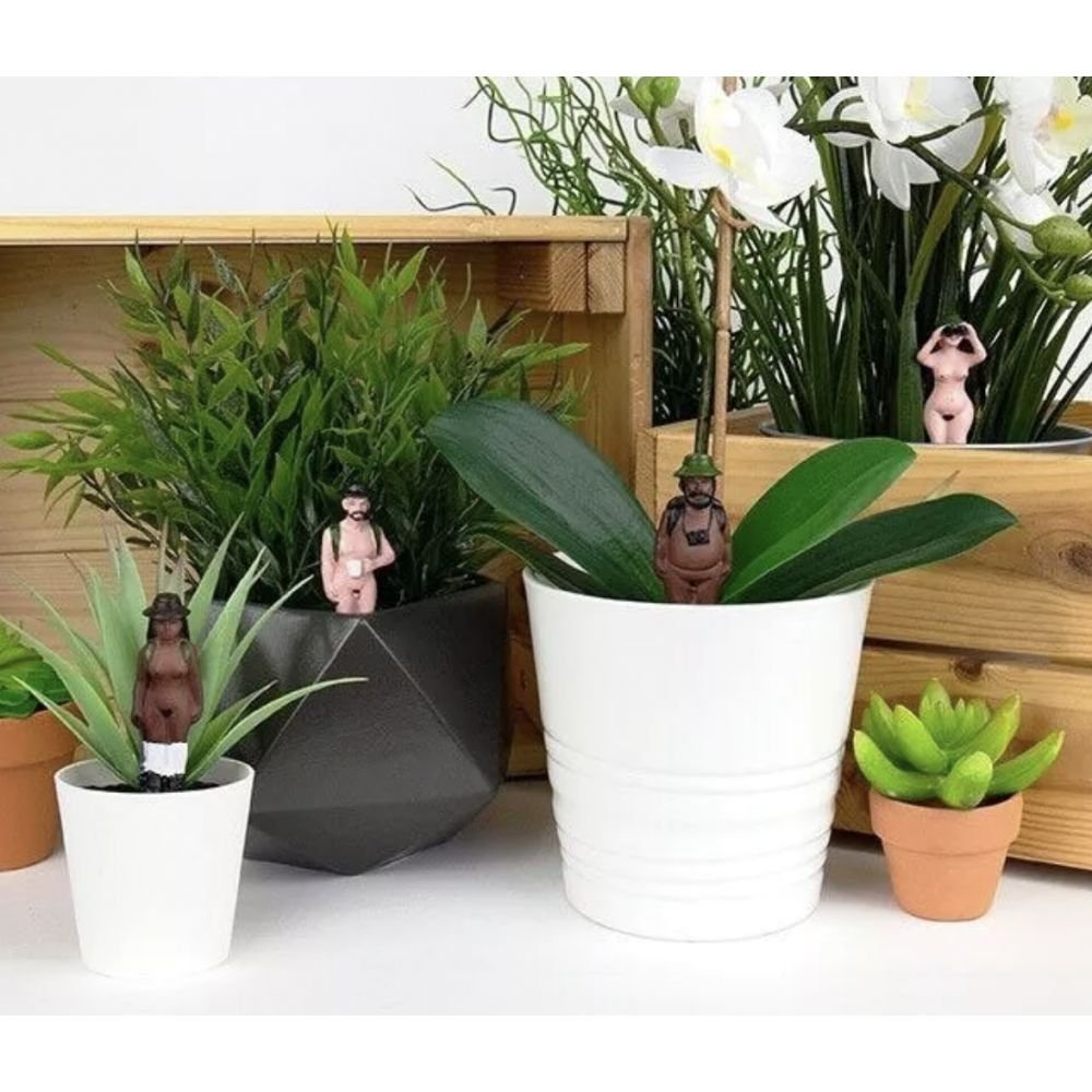FIGURINES MARCHEURS NUS POUR PLANTES EN POT – Image 2