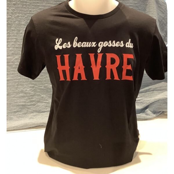 T-SHIRT NOIR LES BEAUX GOSSES DU HAVRE