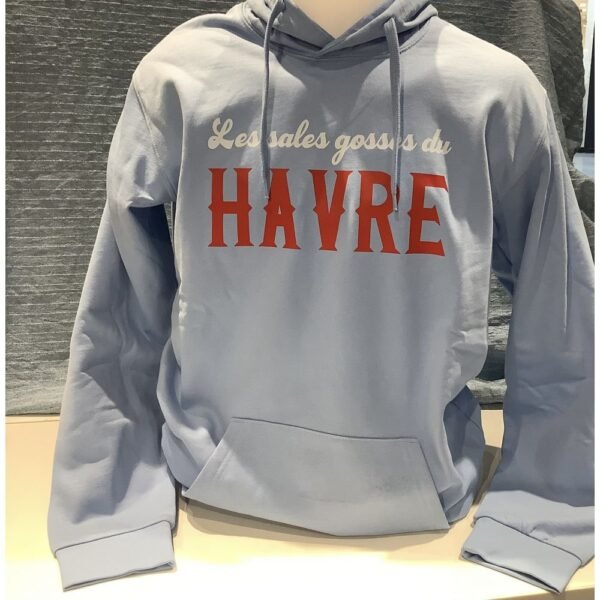 SWEAT BLEU CIEL LES SALES GOSSES DU HAVRE