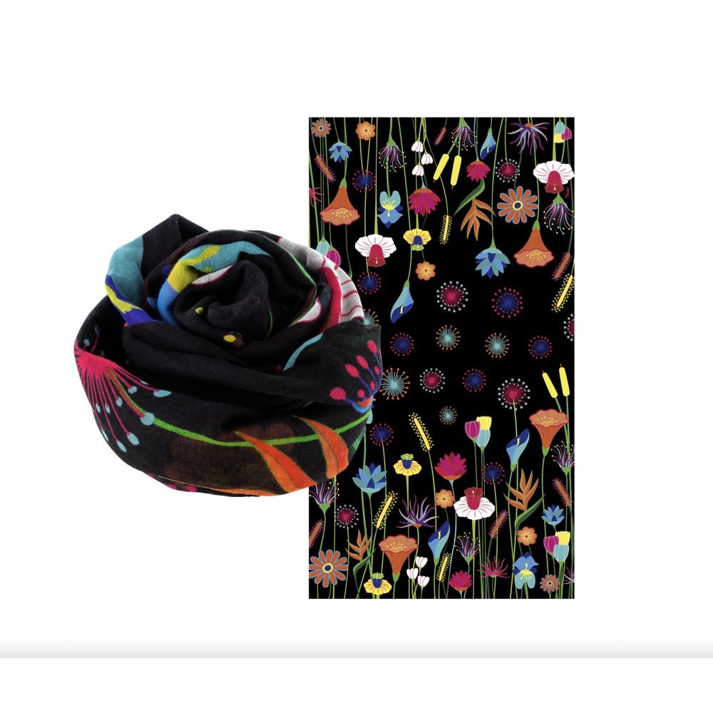 BALADE - FOULARD - JARDIN FLEURI