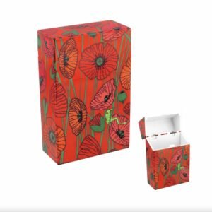 CLOP'IN - ETUI POUR PAQUET DE CIGARETTES - COQUELICOTS