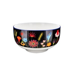 MATINAL SALADE - SALADIER EN PORCELAINE - JARDIN FLEURI