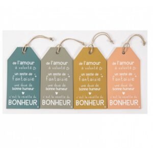 PLAQUE PM - LA RECETTE DU BONHEUR