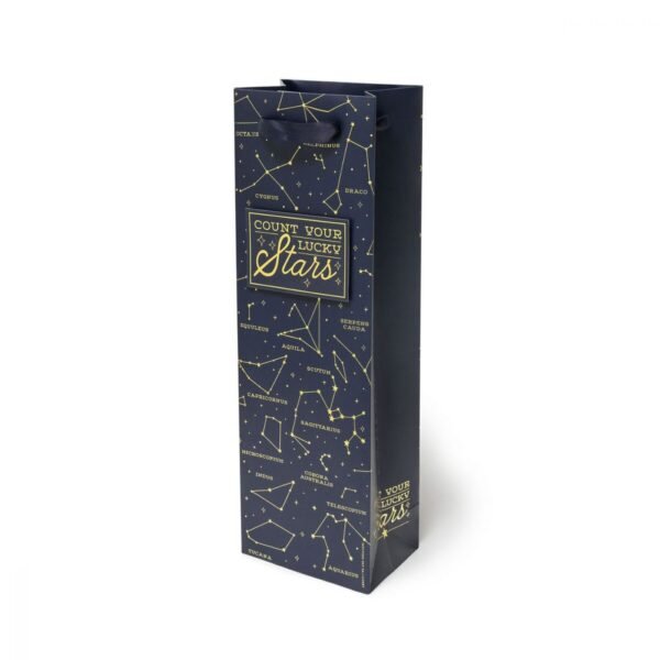 SAC CADEAU - BOUTEILLE - ETOILES
