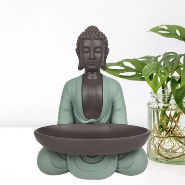 STATUE BODHI AVEC PLAT