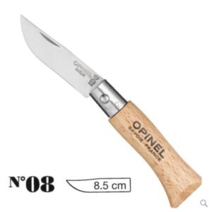 COUTEAU OPINEL INOX N°8 BOIS
