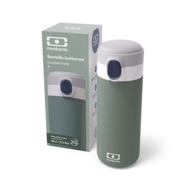GOURDE ISOTHERME À BEC VERSEUR - 360ML - VERTE – Image 2