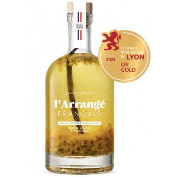 RHUM ARRANGEFRUIT DE LA PASSION & VANILLE BOURBON- BOISSON SPIRITUEUSE