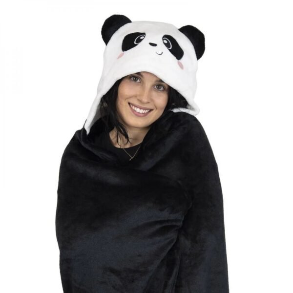 COUVERTURE À CAPUCHE - COSY HUGS - PANDA – Image 3