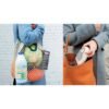 SAC PLIABLE COTON NATUREL - MARRON – Image 3