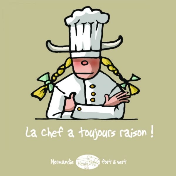 TABLIER LA CHEF - BEIGE