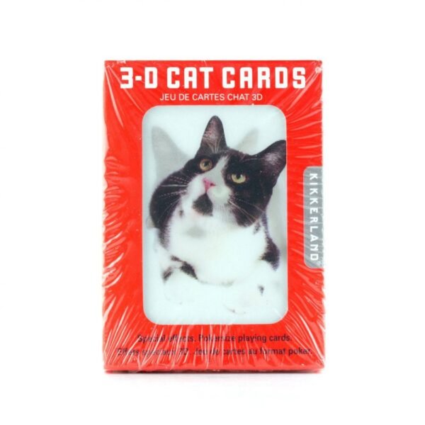 JEU DE CARTES CHAT 3D